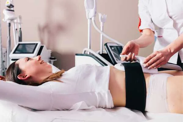 woman having body sculpting to help improve her body image and her mental health Small Heath