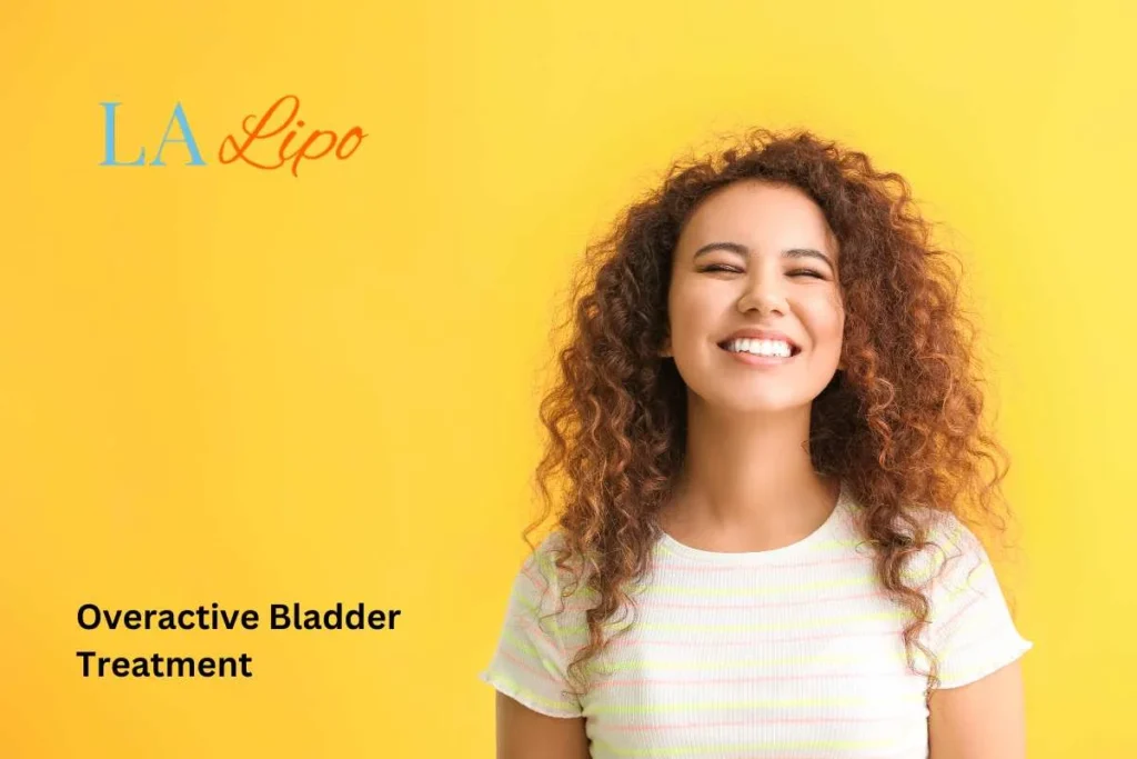 woman smiling about overactive bladder treatment Small Heath solutions